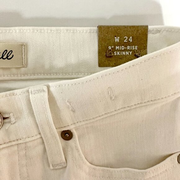 *NWT* Madewell 9" Mid-Rise Skinny Crop Jeans - Picture 11 of 13